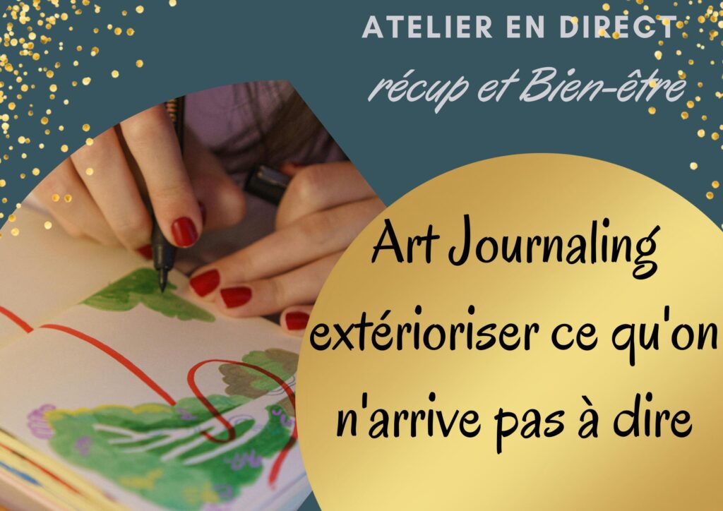 Art Journaling extérioriser ce qu'on n'arrive pas à dire
